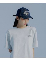 韓國Romantic Crown - FLOWER LOGO BALL CAP_BLUE